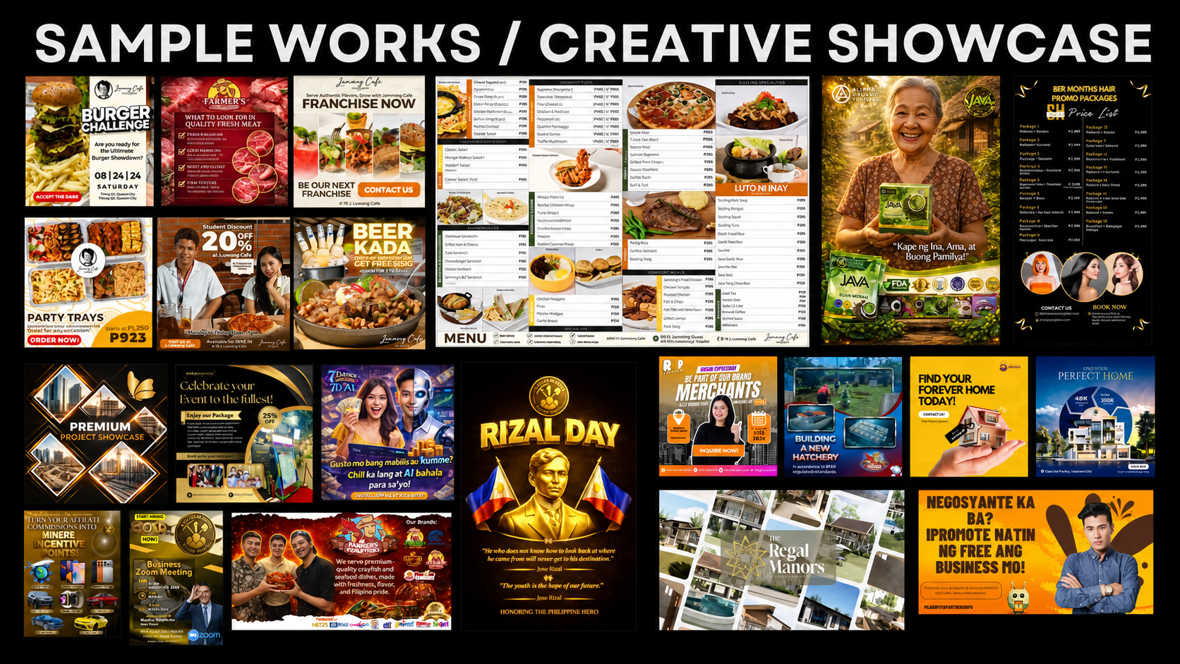 High-definition Clickwave graphic design creative showcase