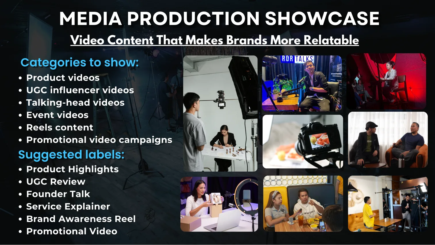 Clickwave media production showcase