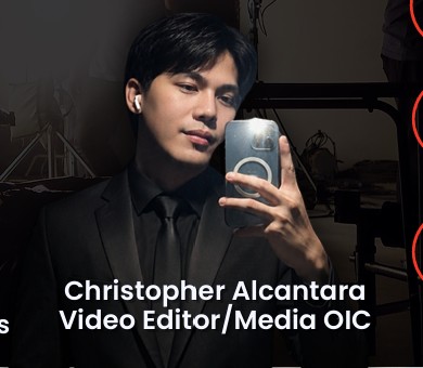 Christopher Alcantara, Video Editor and Media OIC